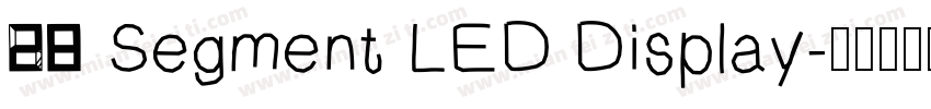 28 Segment LED Display字体转换